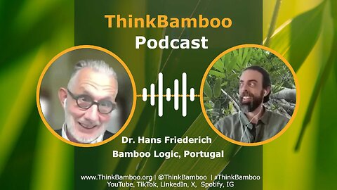 PodCast 🎙️ Dr. Hans Friederich, Bamboo Logic, Portugal