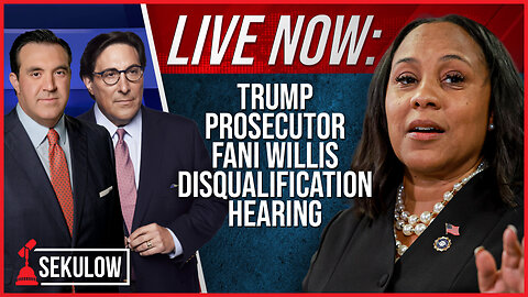 LIVE NOW: Trump Prosecutor Fani Willis Disqualification Hearing