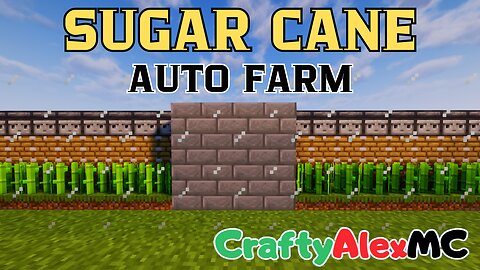 Building the Ultimate Sugar Cane Farm In Minecraft By CraftyAlexMC