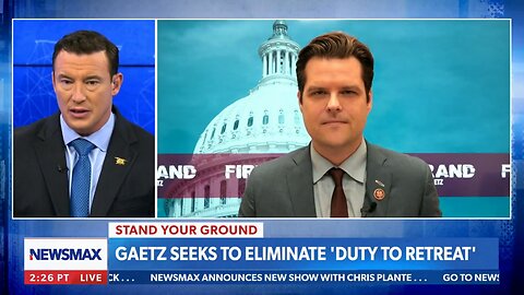 Matt Gaetz: "Duty To Retreat" Should Be Extinguished Nationwide!