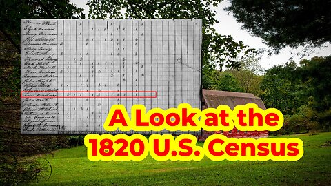 A look at the 1820 U.S. Census