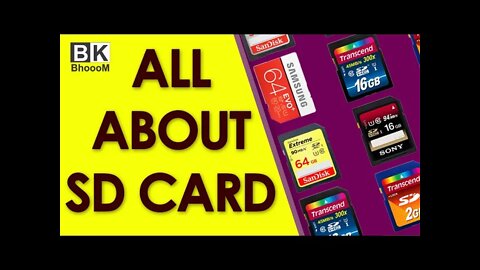 All about SD Card | Explaining SD Cards Update | The best SD card | BkBhoooM