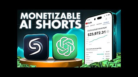 How To Create MONETIZABLE YouTube Shorts With New AI Method