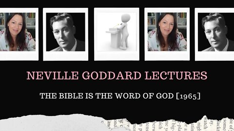 l Neville Goddard Lectures l Mystic Teachings l The Bible is The Word of God