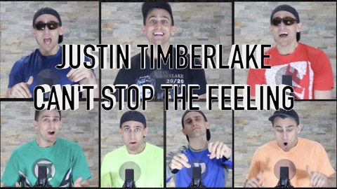 Amazing one-man cover of Justin Timberlake's 'Can't Stop The Feeling'