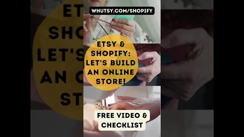 Etsy and Shopify #shorts Watch our Tutorial for Etsy Sellers, Let's Build an Online Store!