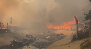 Massive fire in the Rohingya camp leaves 12,000 people homeless.