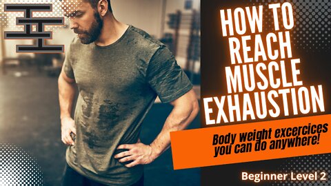 How To Reach Muscle Exhaustion - Beginner At Home Workout Level 2 - Video 16