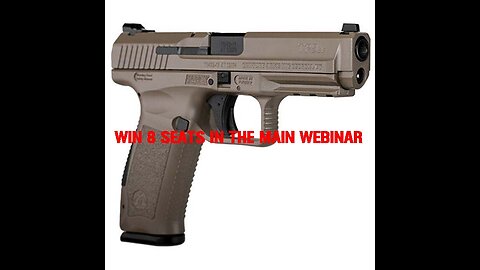 CANIK TP9SF 9MM PISTOL, FDE MINI #1 FOR 8 SEATS IN THE MAIN WEBINAR