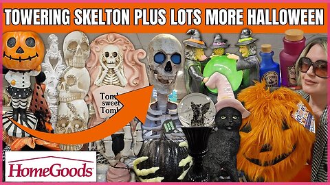 HomeGoods Halloween | COLOSSAL Skelton PLUS Lots More New Halloween Finds | #homegoods
