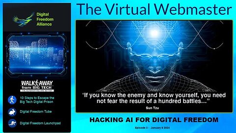 The Virtual Webmaster - Hacking AI for Digital Freedom
