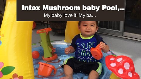 Intex Mushroom baby Pool, 40" x 35", for Ages 1-3