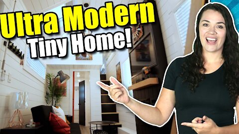Ultra Modern Tiny Home Tour