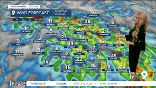 Slightly cooler air arrives