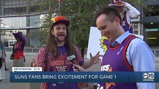 Phoenix Suns fans bring energy for Game 1