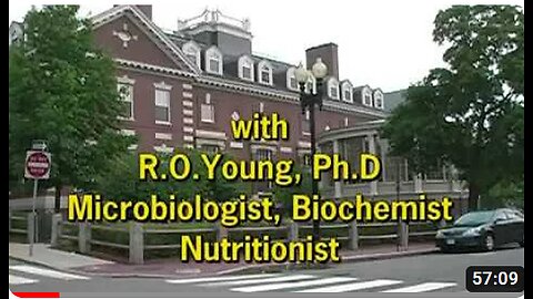 Dr. Robert O Young's Harvard Lecture - Towards the Ethics of Healing - Part 1 of 3