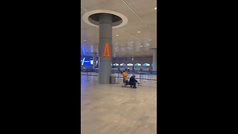 Israeli airports are empty of passengers due to the tense security situation