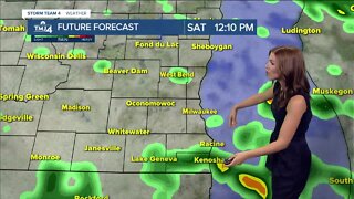 Scattered showers, storms for Saturday afternoon