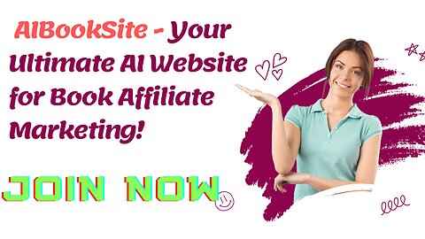 🔓 Tap into Insane Profits with AIBookSite - Your Ultimate AI Website for Book Affiliate Marketing!
