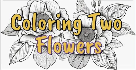 Coloring Flowers With Printable PDF Sample (ALL AGES)