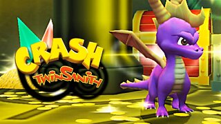 CRASH TWINSANITY (PS2) #15 - Spyro the Dragon no jogo do Crash Bandicoot! (Dublado em PT-BR)