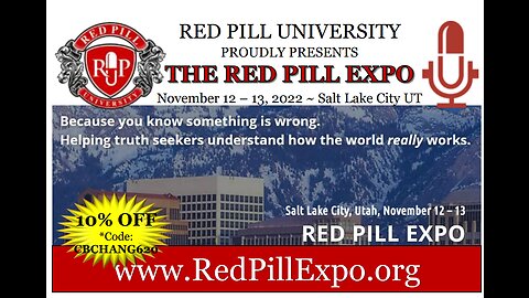The Red Pill Expo Salt Lake City - November 12-13, 2022