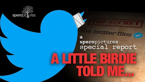 A Little Birdie Told Me... | The TWITTER Files | a SPEROPICTURES SPECIAL REPORT | Elon Musk, Tucker Carlson, Kayleigh, James Woods, Hollywood Cancelling