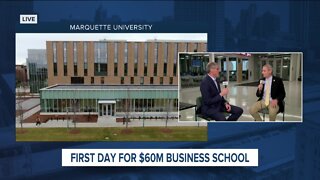 First day for $60M business school