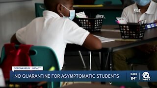 Florida students exposed to COVID-19 won't have to quarantine if asymptomatic, new emergency order says