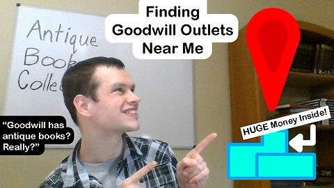 Where to Find Goodwill Outlet Stores Near Me - Find Antique Books at "The Bins" and Make Bank!