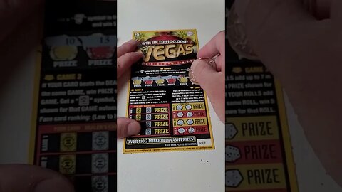 $5 Vegas Lottery Ticket Scratch Off! #lottery