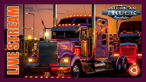 American Truck Simulator OpenGL Ubuntu Linux #1 Michael Lillies K-Dog Map