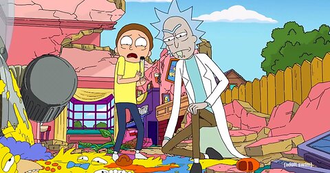 Rick and Morty kills the Simpsons