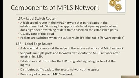 Multi-protocol Label Switching (MPLS) operation!