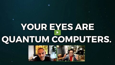 YOUR EYES ARE QUANTUM COMPUTERS
