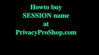 Session Name Purchase