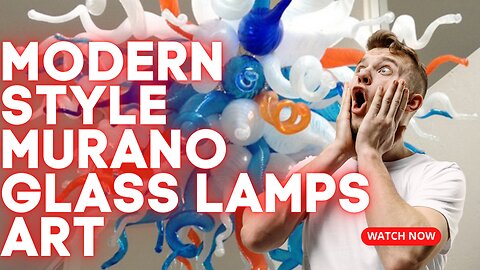 Modern Style Murano Glass Lamps