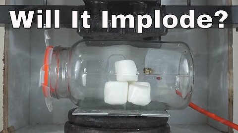 What Happens When You Crush A Vacuum Chamber With A Hydraulic Press While Under Vacuum?