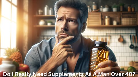 Do I Really Need Supplements As A Man Over 40?