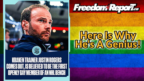 NHL: SEATTLE KRAKEN'S TRAINER JUSTIN ROGERS COMES OUT OF THE CLOSET - HERE IS WHY HE'S A GENIUS!