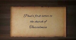 First letter of Paul to the church of Thessalonica