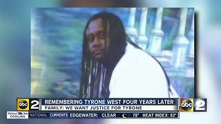 Tyrone West remembered four years after death while in police custody