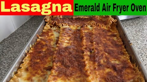 Brisket Lasagna Recipe - Emerald Air Fryer Oven (Like Calmdo)