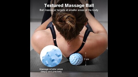 KSONE Lacrosse Massage Ball Set - Muscle Massage Roller- Deep Tissue Balls -Hard and Soft Massa...