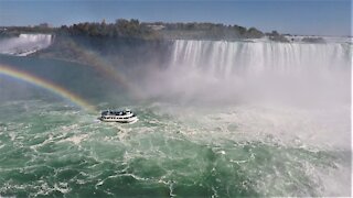 Niagara Falls is unequalled in sheer power and magnificence