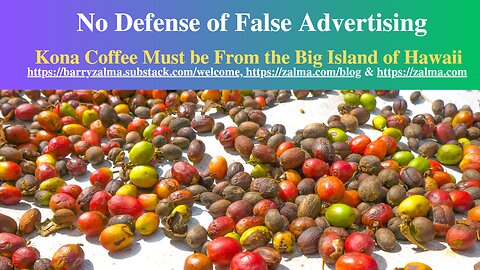 No Defense of False Advertising