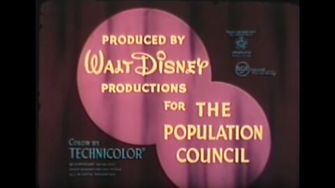 (1967) Too few people are dying (Walt Disney & Rockefeller cartoon for population control)