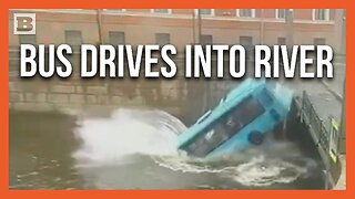 Bus Drives Right Off of Bridge into River in Saint Petersburg, Tragically Claiming Five Lives