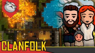 Se Rimworld Fosse MEDIEVAL e Realista - Clanfolk [Conhecendo o Jogo Gameplay PT-BR]