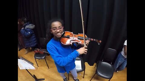 Blasian Babies Sister Winter Orchestra Recital, Blasian Babies DaDa Gets On Stage!